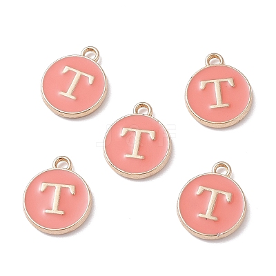 (Defective Closeout Sale Border damaged) Golden Plated Alloy Enamel Charms LS-ENAM-XCP0001-20T-1