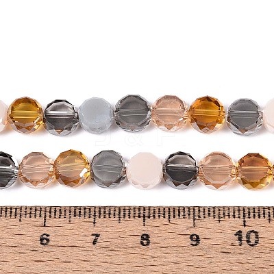 Electroplate Glass Beads Strands EGLA-N022-03A-A03-1