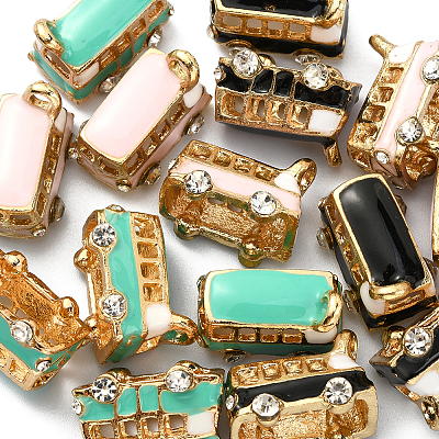 15Pcs 3 Colors Alloy Pendants ENAM-CJ0002-26-1