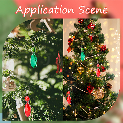 DIY Christmas Themed Cone Suncatcher Making Kits DIY-SP0001-35-1