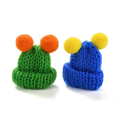 Handmade Wool Woven Hat Decoration WOVE-K002-02-1