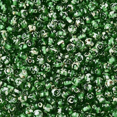 Picasso Baking Paint Glass Seed Beads SEED-N007-35E-1