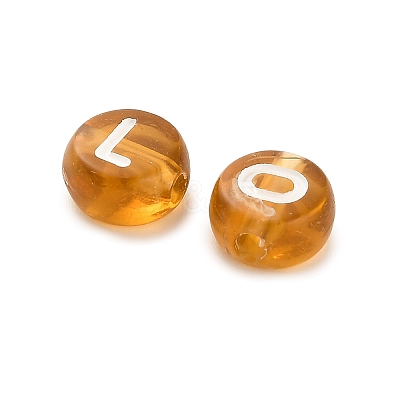 Opaque Acrylic Beads OACR-H046-02D-1