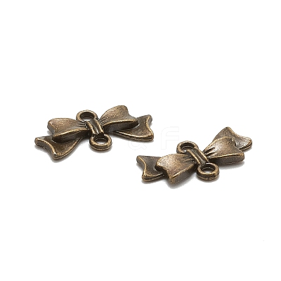 Bowknot Alloy Links connectors LS-EA11930Y-AB-1