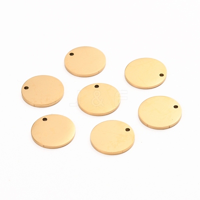 Ion Plating(IP) 304 Stainless Steel Charms STAS-I141-03B-G-1