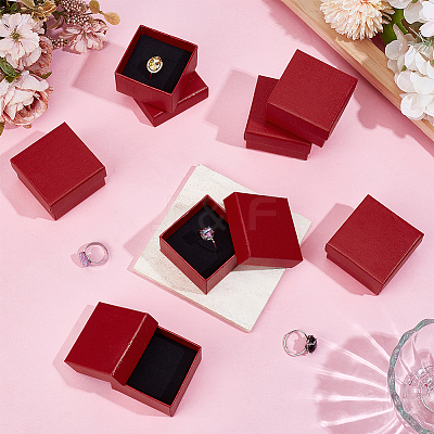 Square Cardboard Jewelry Storage Boxes CON-WH0115-35B-1