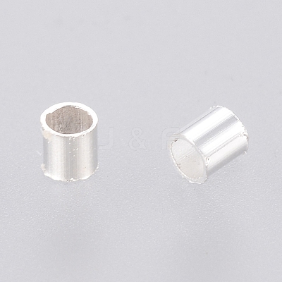 1700pcs 1.5mm Brass Tube Crimp End Beads X-E001-S-1