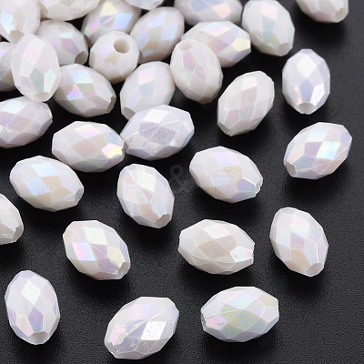 Opaque Acrylic Beads TACR-S153-32I-09-1