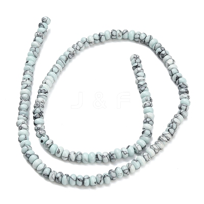Synthetic Turquoise Beads Strands G-L635-A10-4x2mm-03-1