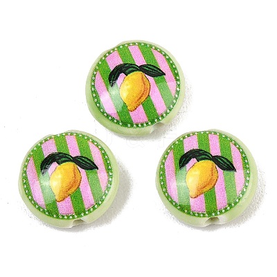 Printed Handmade Porcelain Beads PR-CBA938E-02D-1