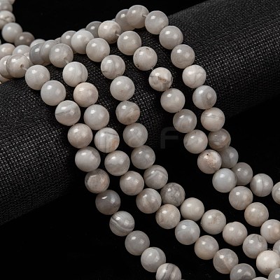 Natural White Crazy Lace Agate Bead Strands X-G-D840-55-8mm-1