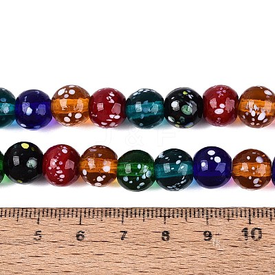 Handmade Lampwork Beads Strands LAMP-Q041-11A-1