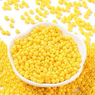 Baking Paint Glass Seed Beads SEED-H002-I-B502-1