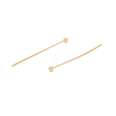 Brass Ball Head Pins KK-WH0058-02C-G01-1