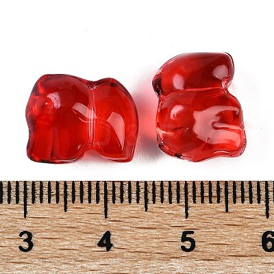 Spray Painted Glass Beads GLAA-Z007-04G-1
