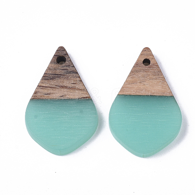 Resin & Walnut Wood Pendants RESI-S358-23B-1