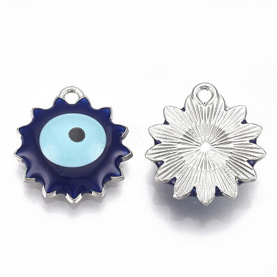 Alloy Pendants X-ENAM-S016-48B-1