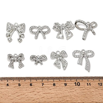 Alloy with Crystal Rhinestone Pendants AL-CBAF9DF-04-1