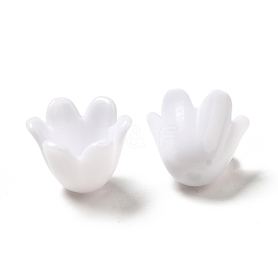 Opaque Acrylic Bead Caps LS-MACR-J123-26-1
