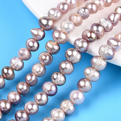 Natural Cultured Freshwater Pearl Beads Strands PEAR-N013-06T-1