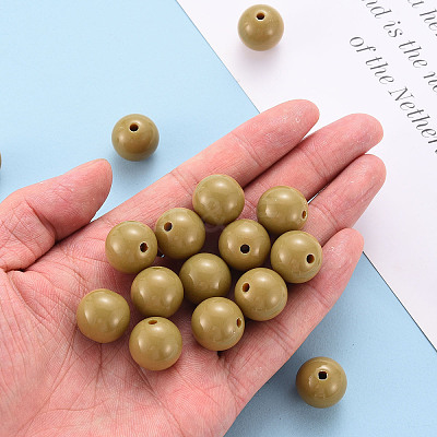 Opaque Acrylic Beads MACR-S370-C16mm-29-1