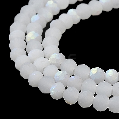 Imitation Jade Glass Beads Strands EGLA-A034-J4mm-MB05-1