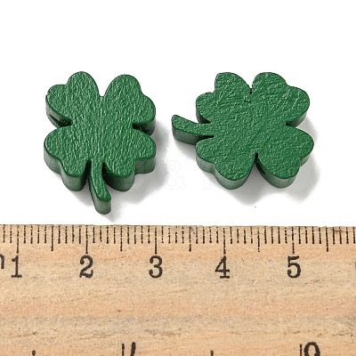 Printed Wood Beads WOOD-G022-01F-1