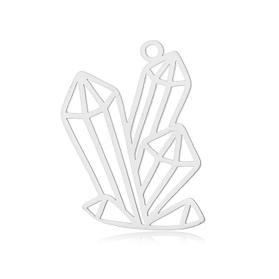 Non-Tarnish 201 Stainless Steel Big Pendants STAS-S105-LA733-1-1