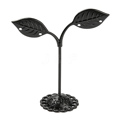 3 Sizes Bean Sprout Leaves Iron Earring Displays EDIS-E013-01A-1