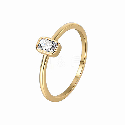 Simple Style Brass Cubic Zirconia Finger Rings for Women FS-WGDD3D9-01-1