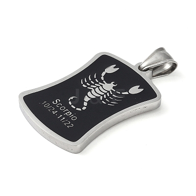 304 Stainless Steel Pendants STAS-O008-01J-1