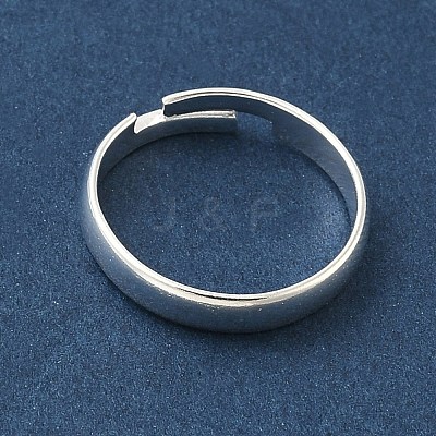 Adjustable Brass Finger Rings Components KK-K414-09S-1