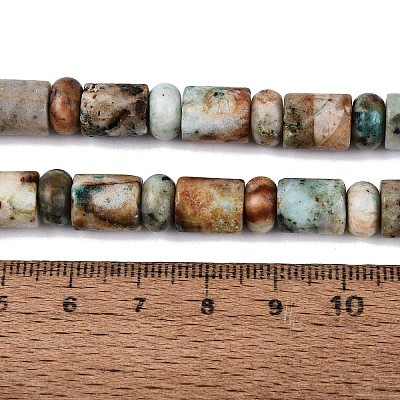 Natural Chrysocolla and Lapis Lazuli Beads Strands G-Q616-09I-1