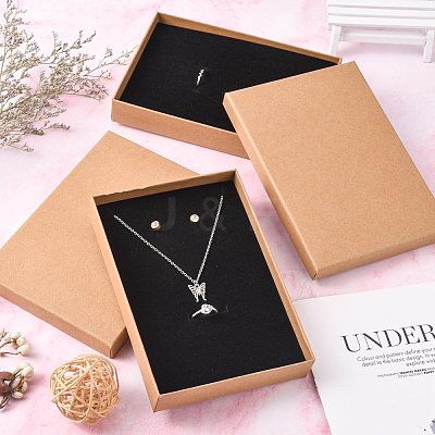 Kraft Paper Box CON-WH0009-02-1