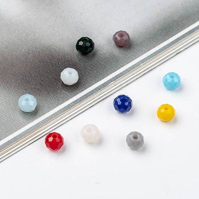 Opaque Solid Color Glass Beads EGLA-X0006-01D-4mm-1