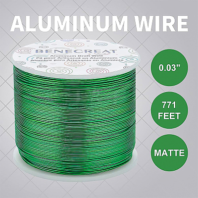 Matte Round Aluminum Wire AW-BC0003-30H-0.8mm-1