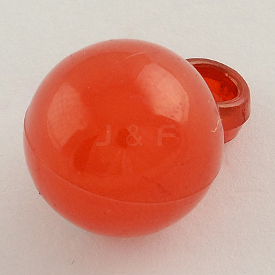 Imitation Jelly Acrylic Round Charms JACR-Q001-M01-1