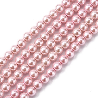 Grade A Glass Pearl Beads X-HY-J001-6mm-HX077-1