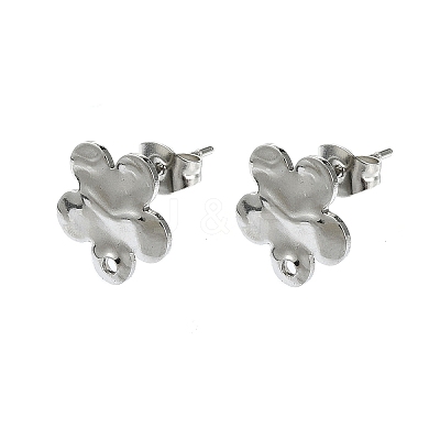 Non-Tarnish 304 Stainless Steel Stud Earring Findings LS-STAS-L024-003P-03-1