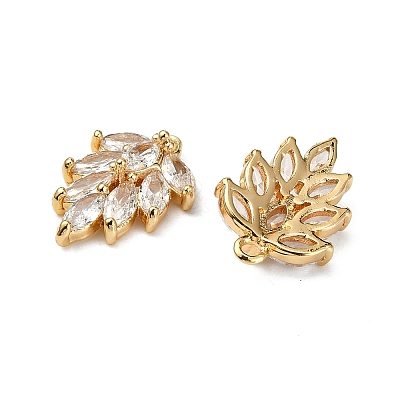 Brass Micro Pave Cubic Zirconia Pendants X-KK-S348-502-NF-1