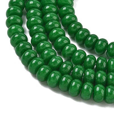 Dyed Natural White Jade Beads Strands GG-CBA9281-A13-5x8mm-1