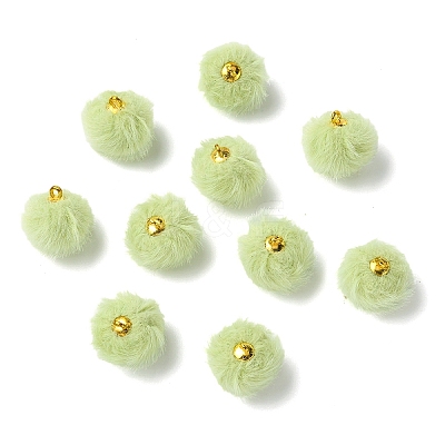 20Pcs Plush Pompom Pendants FIND-YW0008-65H-1