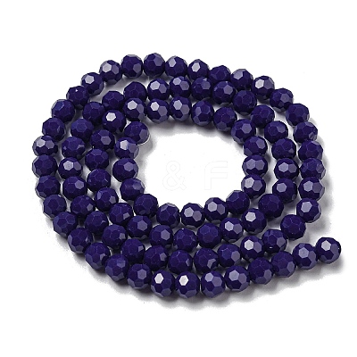 Opaque Glass Beads Stands LS-EGLA-A035-P6mm-D09-1