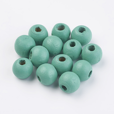 Natural Wood Beads WOOD-Q030-44-1