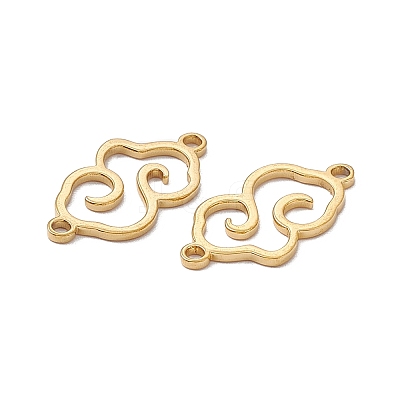 304 Stainless Steel Connector Charms STAS-A071-01G-1