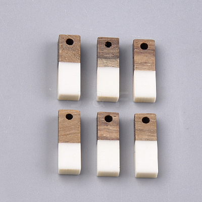 Resin & Walnut Wood Pendants RESI-S358-19B-1