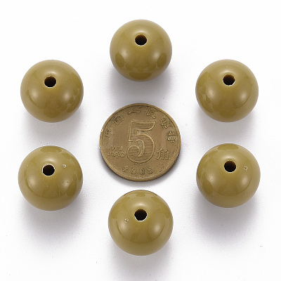 Opaque Acrylic Beads MACR-S370-C16mm-29-1