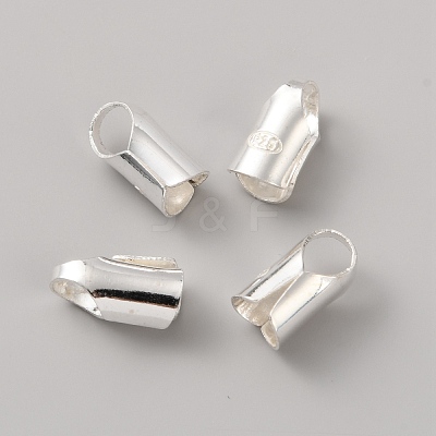 Sterling Silver Cord Ends STER-WH0015-22C-S-1