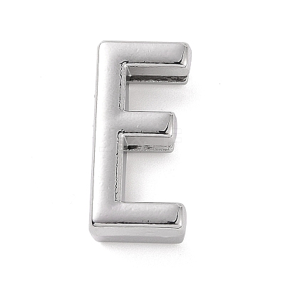 Alloy Letter Slide Charms FIND-A023-17E-1