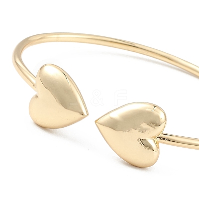 Rack Plating Brass Bangles BJEW-L652-25G-1